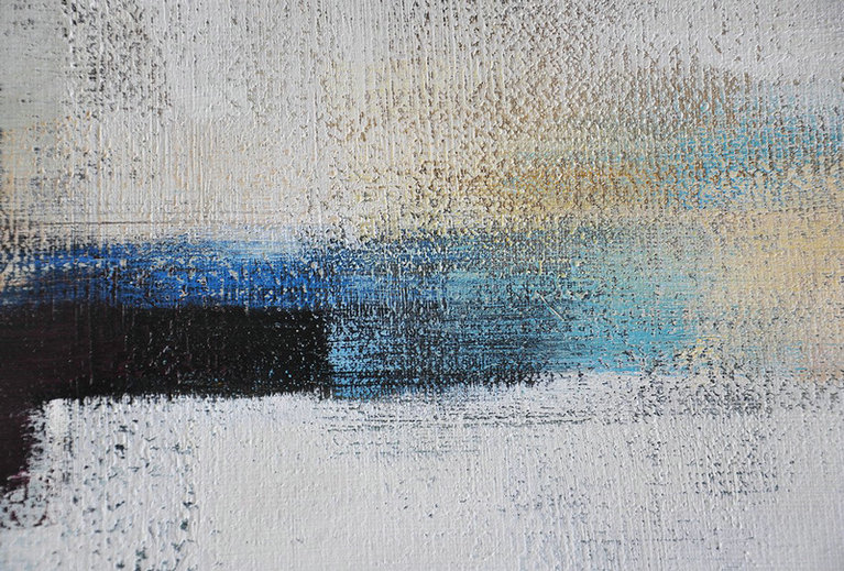 Extra Large Textured Painting On Canvas,Oversized Contemporary Painting,Canvas Wall Art Home Decor,White,Yellow,Blue,Black.etc